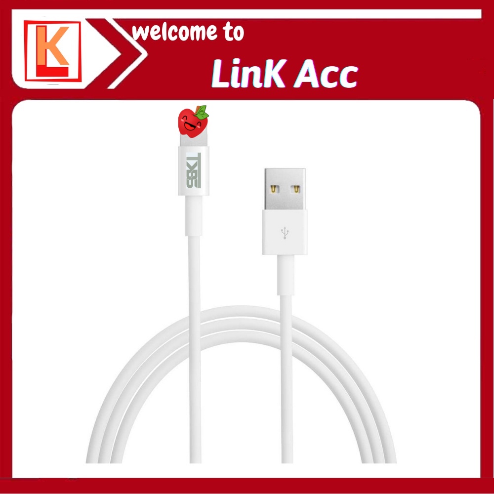Dây Sạc IP 2.1A-Cáp sạc nhanh KBS cho IP chiều dài 1m, siêu bền, chống đứt