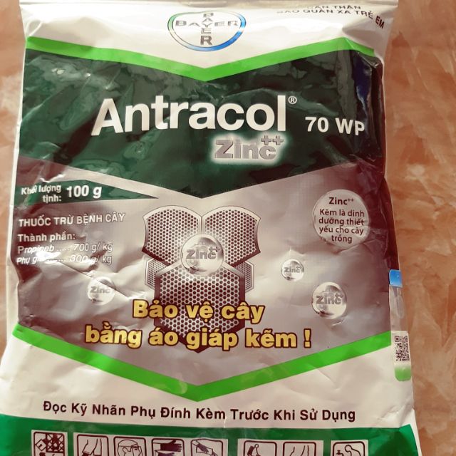 Thuốc trừ bệnh Antracol 70 wg