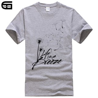 Áo thun nam tay ngắn in hình hoa bồ công anh