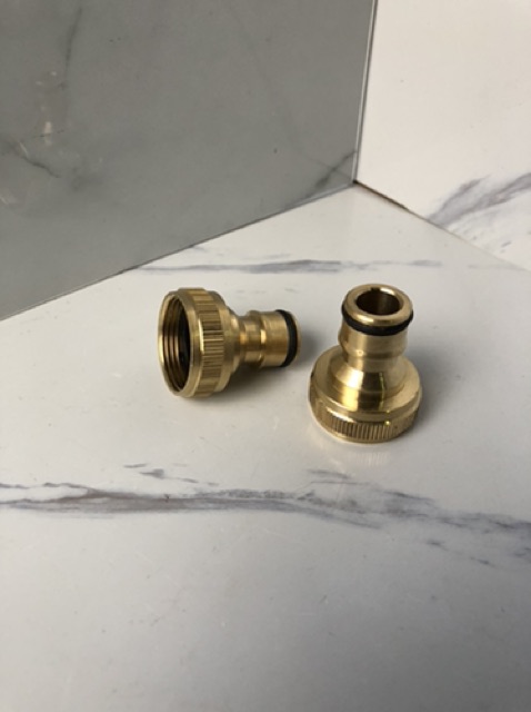 Đầu nối dây hút nước máy rửa xe bằng đồng - Kim Khí Dung Anh