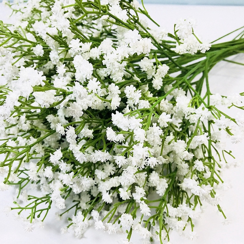 Bó Hoa Gypsophila Nhân Tạo Lãng Mạn Dùng Cho Trang Trí Tiệc Cưới / Nhà Cửa DIY
