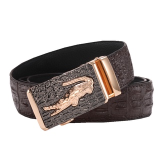 Thắt Lưng Dây Lưng Nam Lịch Lãm Sang Trọng Da, Mặt Cá Sấu