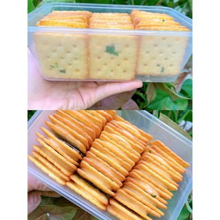 Bánh hành nhân phô mai đường ăn kiêng