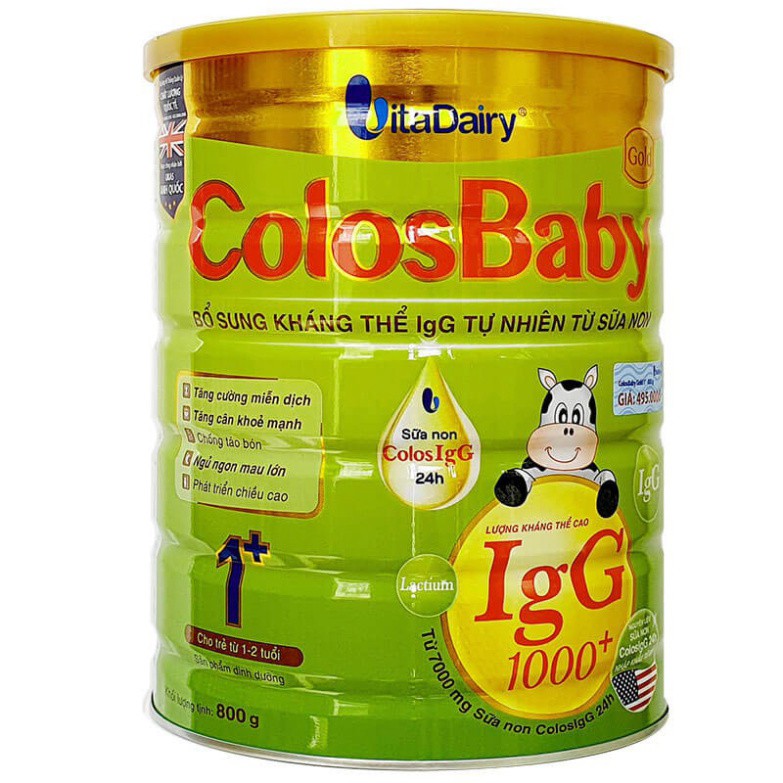 [Freeship] Sữa ColosBaby 1 800g (Cho trẻ 1-2 tuổi) _Hàng mới,có sẵn