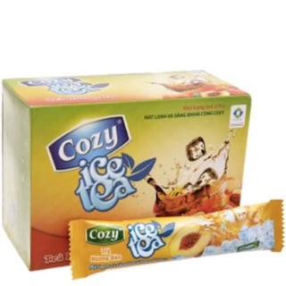 Trà hoà tan cozy hộp 270g ( đào + chanh )