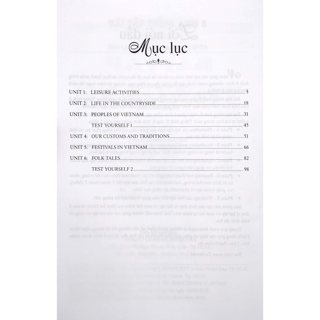 Sách - Bài Tập Tiếng Anh Lớp 8 Tâp 1  - Theo Chương Trình Mới Của Bộ GD Và Đào Tạo