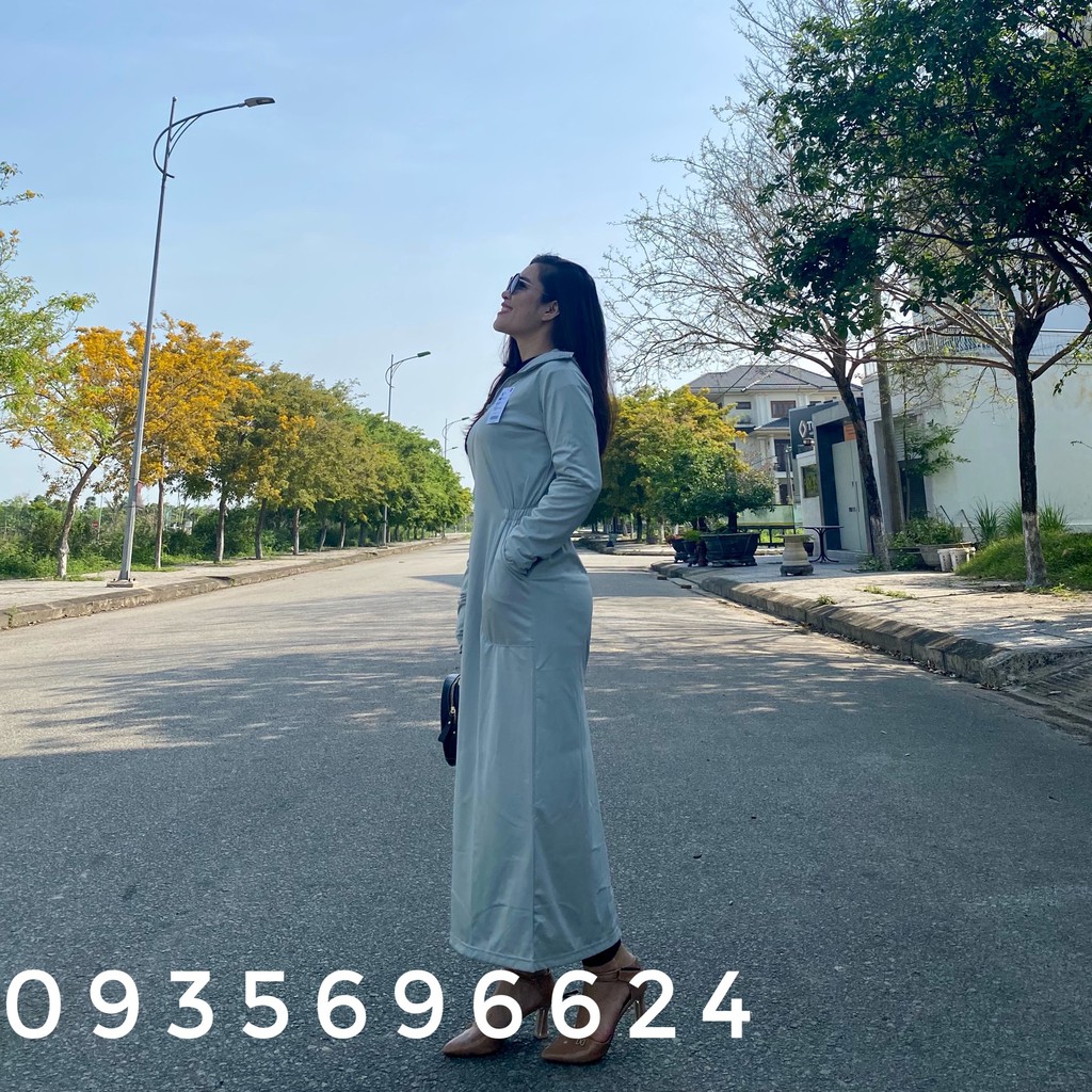 Áo Choàng Chống Nắng Nữ BG Thông Hơi Chống Tia UV Cao Cấp Chất Dày Cực Mát Freesize | BigBuy360 - bigbuy360.vn