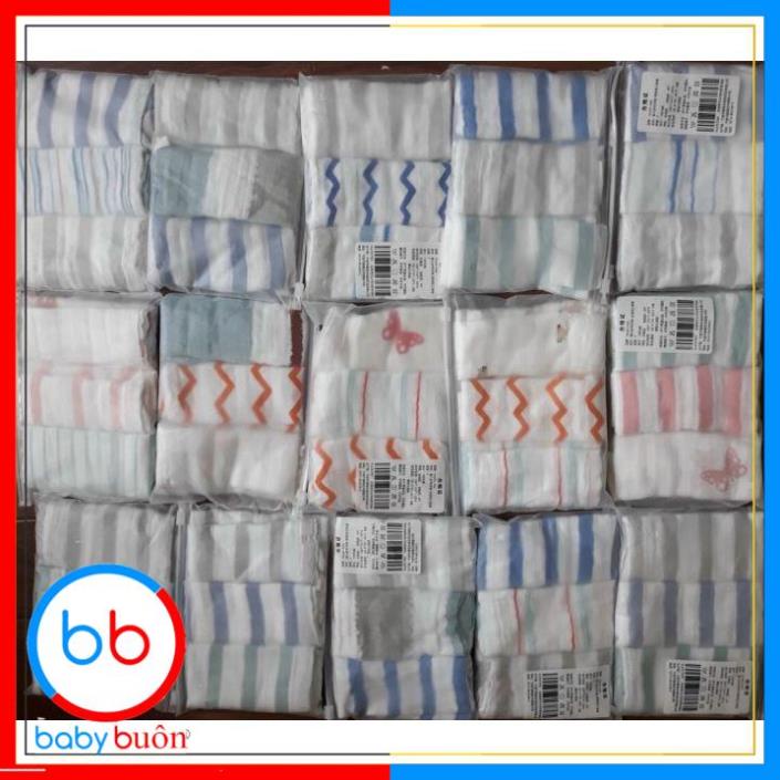 Set 3 khăn cotton Muslin Tree, Khăn đa năng cho bé