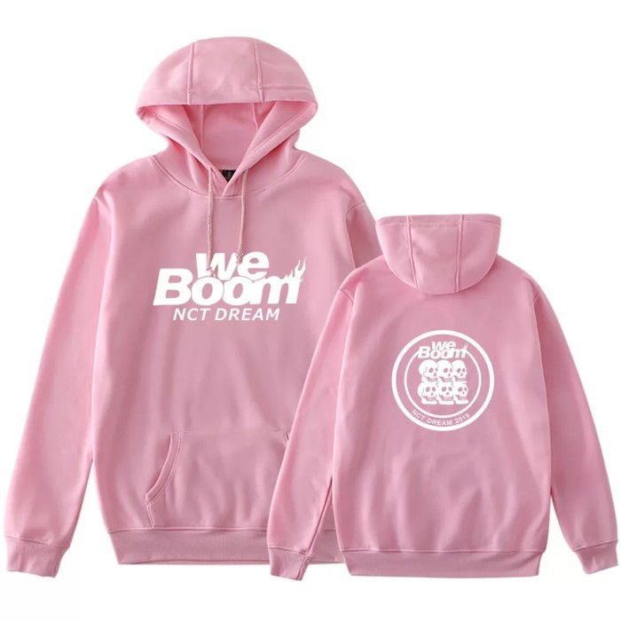 Áo Hoodie In Hình Đầu Lâu / Chữ Oblong / Nct We Boom Cá Tính