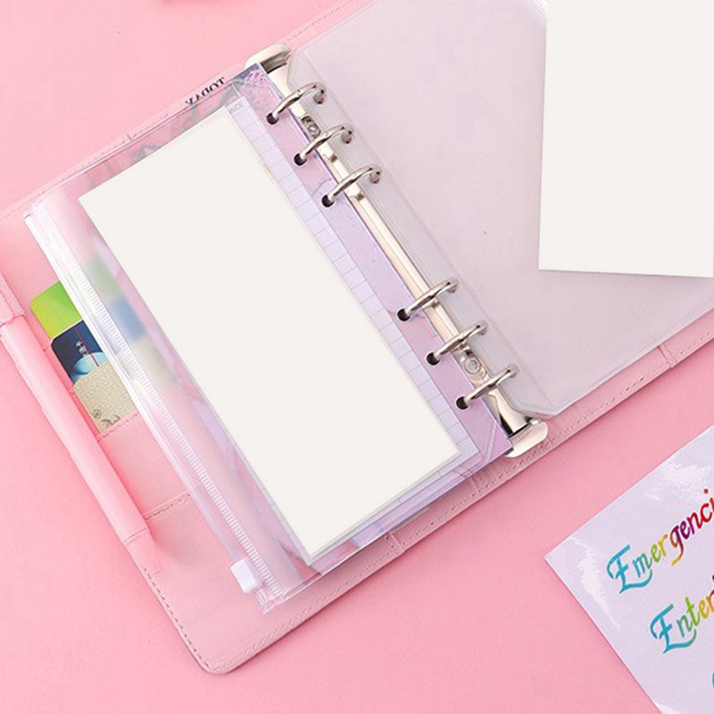 Túi Đựng Tài Liệu / Tiền Tài Liệu Khổ A6 Họa Tiết Vân Đá Cẩm Thạch Nhiều Màu Sắc Có Khóa Kéo Cho Budget Binde