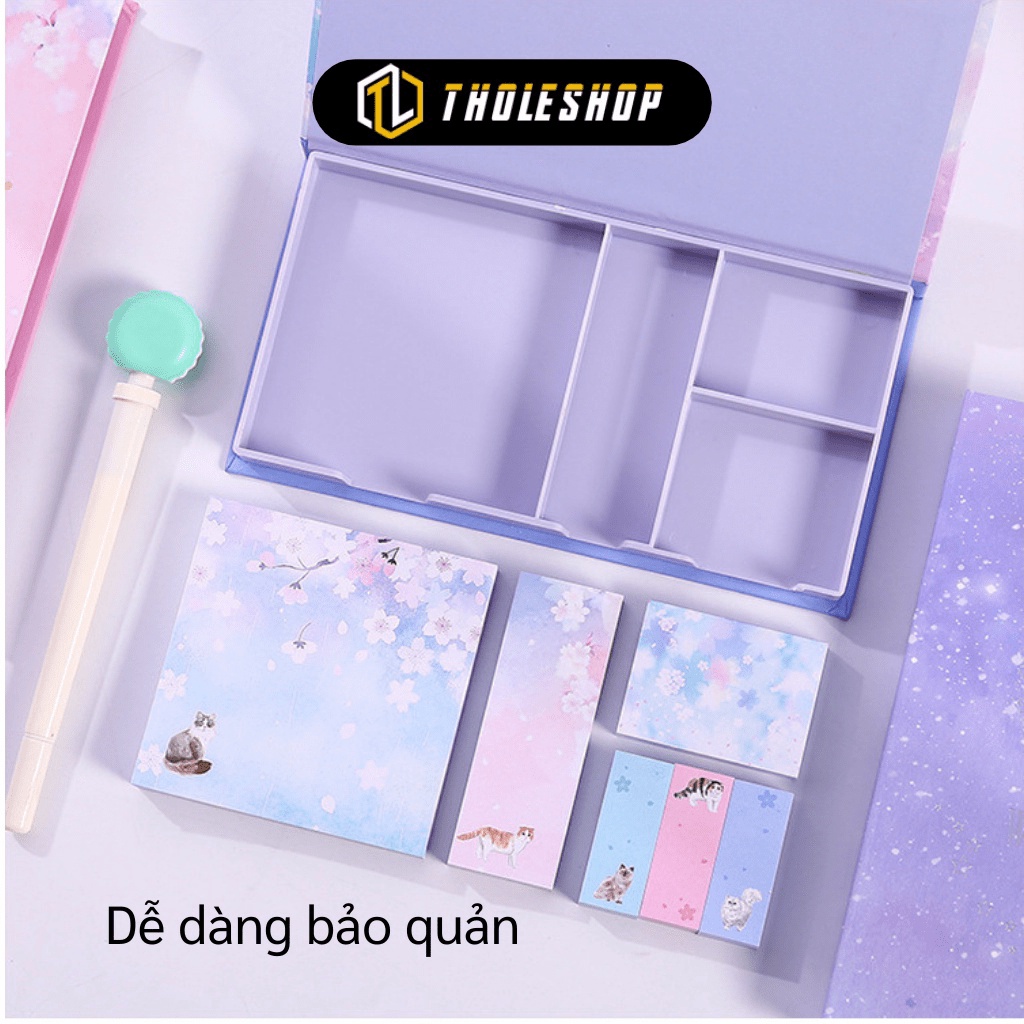 [SGD] Giấy Note - Hộp 6 Tập Giấy Note, Ghi Chú, Đánh Dấu Nhiều Cỡ Kiểu Hàn Quốc 7869