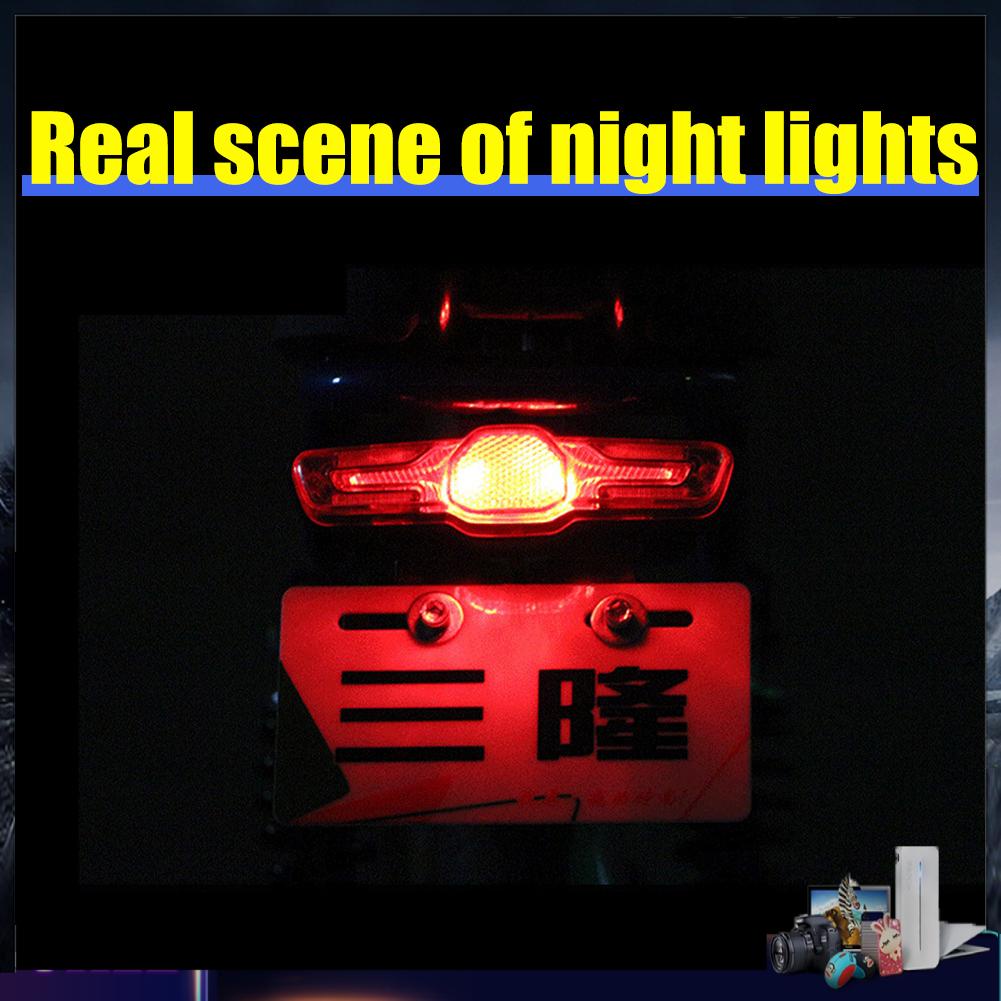 Đèn LED Tín Hiệu 36-60V Gắn Đuôi Xe Đạp