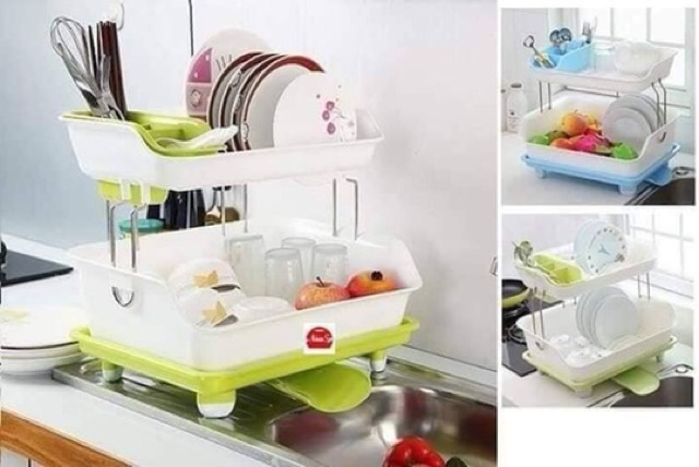 GIÁ ÚP BÁT 2 TẦNG- KỆ ÚP BÁT 2 TẦNG CÓ KHAY THOÁT NƯỚC