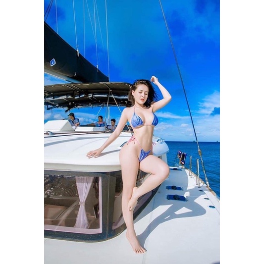 [Sẵn Hàng ] bikini đồ bơi nữ  xanh dây hồng sexy quyến rũ diện ngày hè