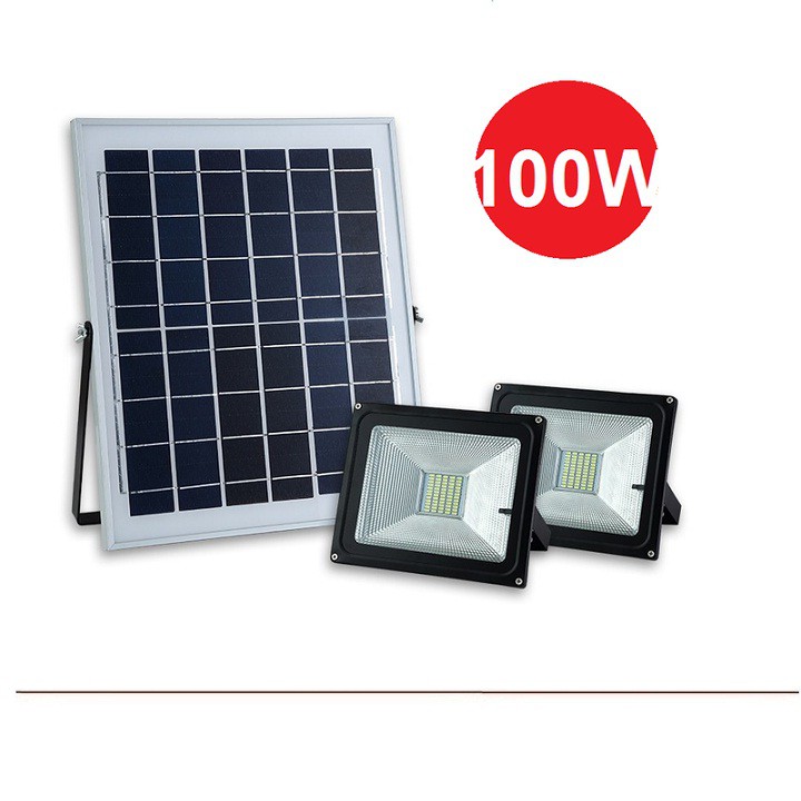 Đèn Led Năng Lượng Mặt Trời - Đèn Led Chiếu Sáng Ngoài Trời IP65 100W