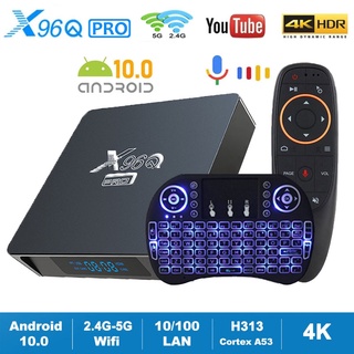 2024 tv winner box h313 x96q pro smart tv android 10.0 tv quad core box 2g 16g rome 2.4g & g wi fi 4 5 k hd android tv set top box