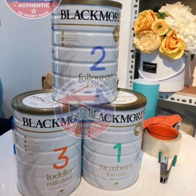 BỘ SỮA BLACKMORES ÚC ĐỦ SỐ 900G