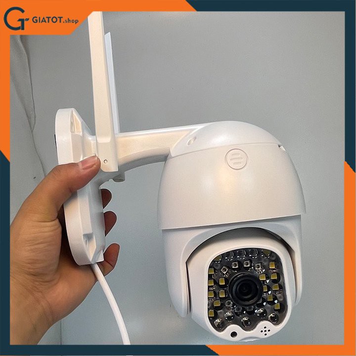 Camera IP wifi ngoài trời PTZ YOOSEE 2 râu fullHD 2.0 model P32C4N - soi đêm có màu cao cấp