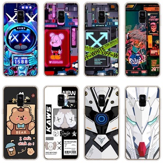 Ốp Điện Thoại TPU Dẻo In Họa Tiết Độc Đáo Thời Trang Cho Samsung Galaxy A8 plus 2018 A6 2018 plus