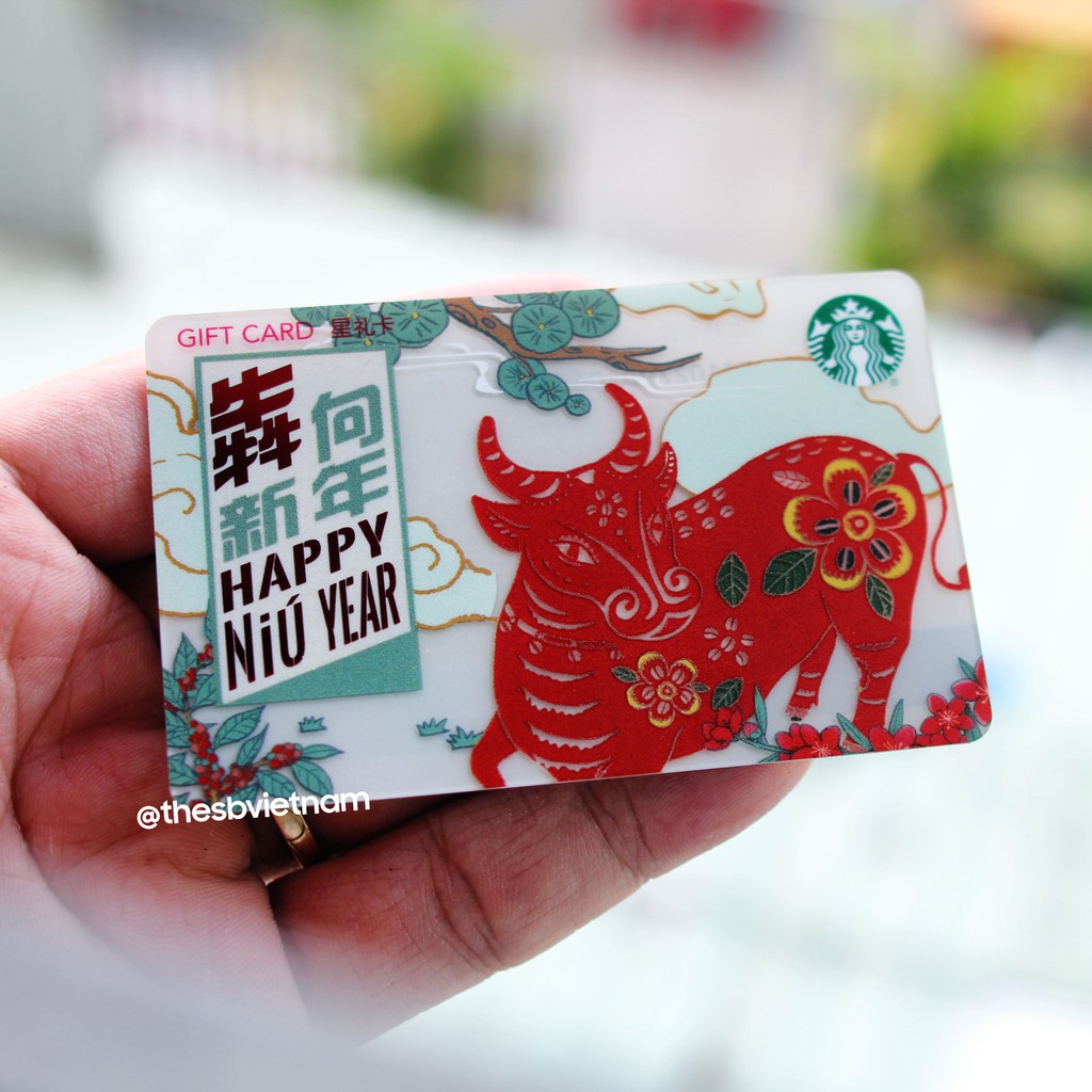 Thẻ sưu tầm Starbucks China múa rồng