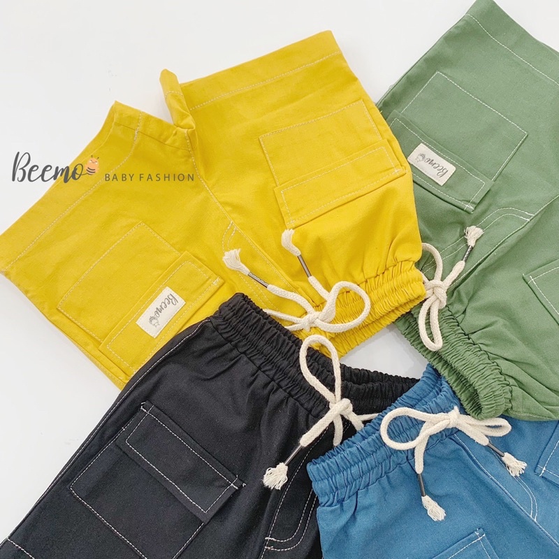 Quần short Linen xuất hàn bé trai-MS58