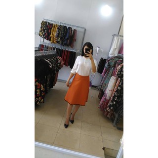 Chân Váy Xoè Công Sở Ảnh Thật