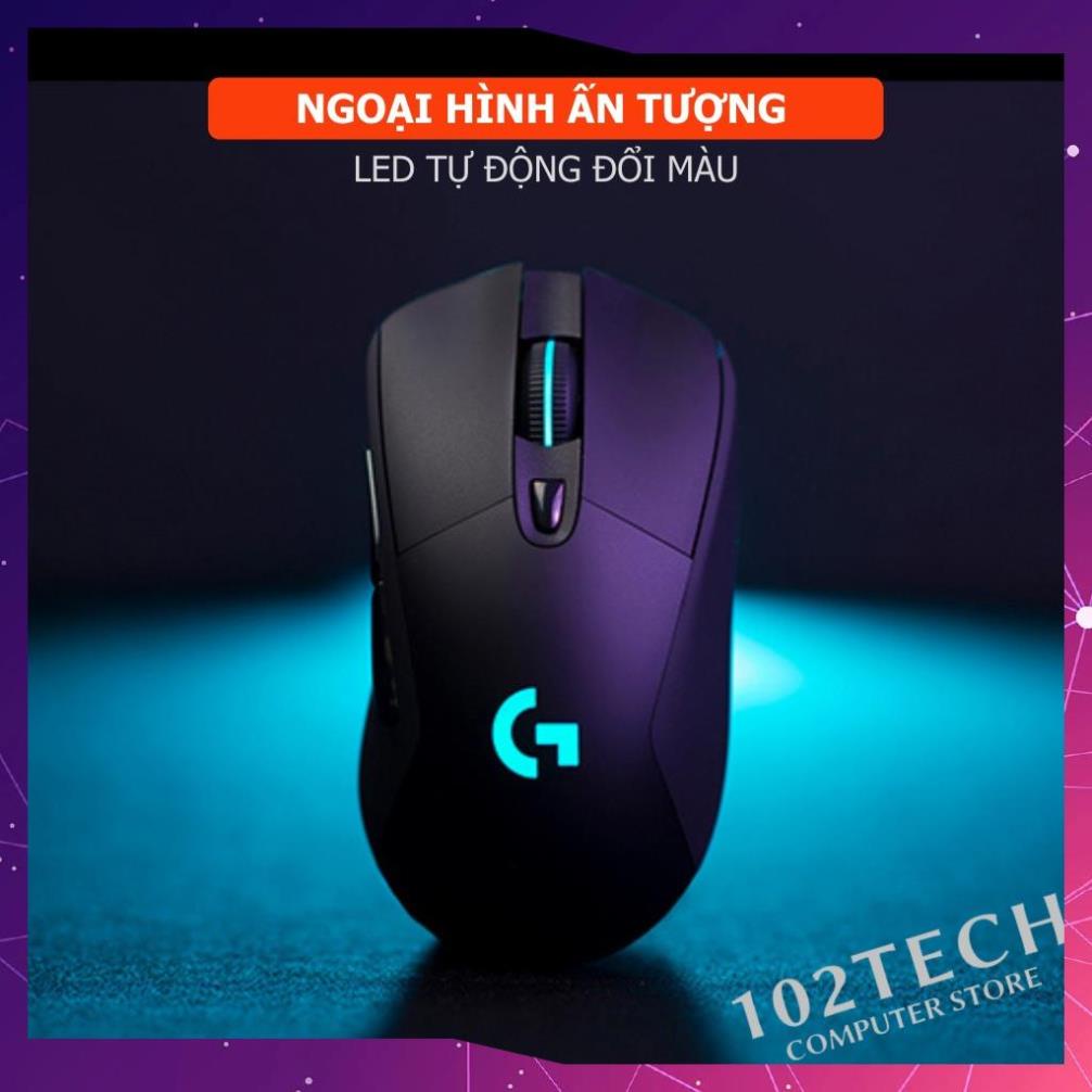 Chuột Logitech G703 không dây, chuyên game pin sạc led RGB đẹp chính xác tuyệt đối.Cực chất BH 12 Tháng