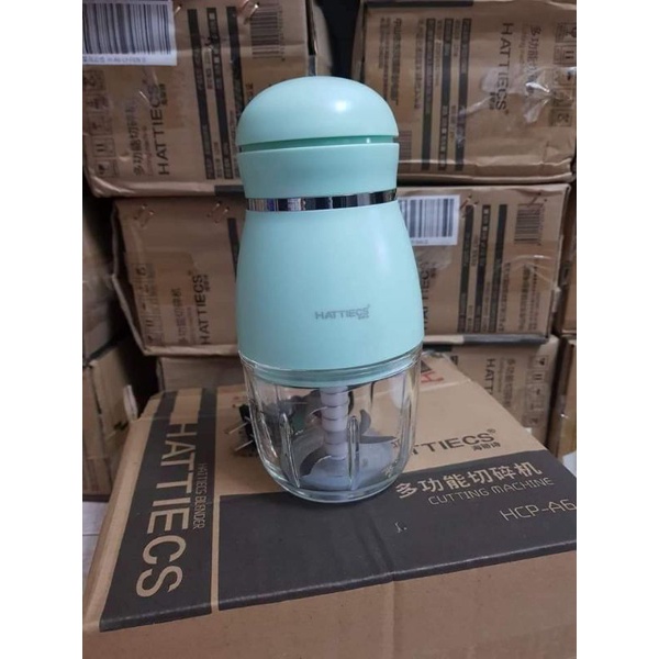 Máy xay cầm tay hattiecs,xay đồ ăn dặm cho bé (6 lưỡi)