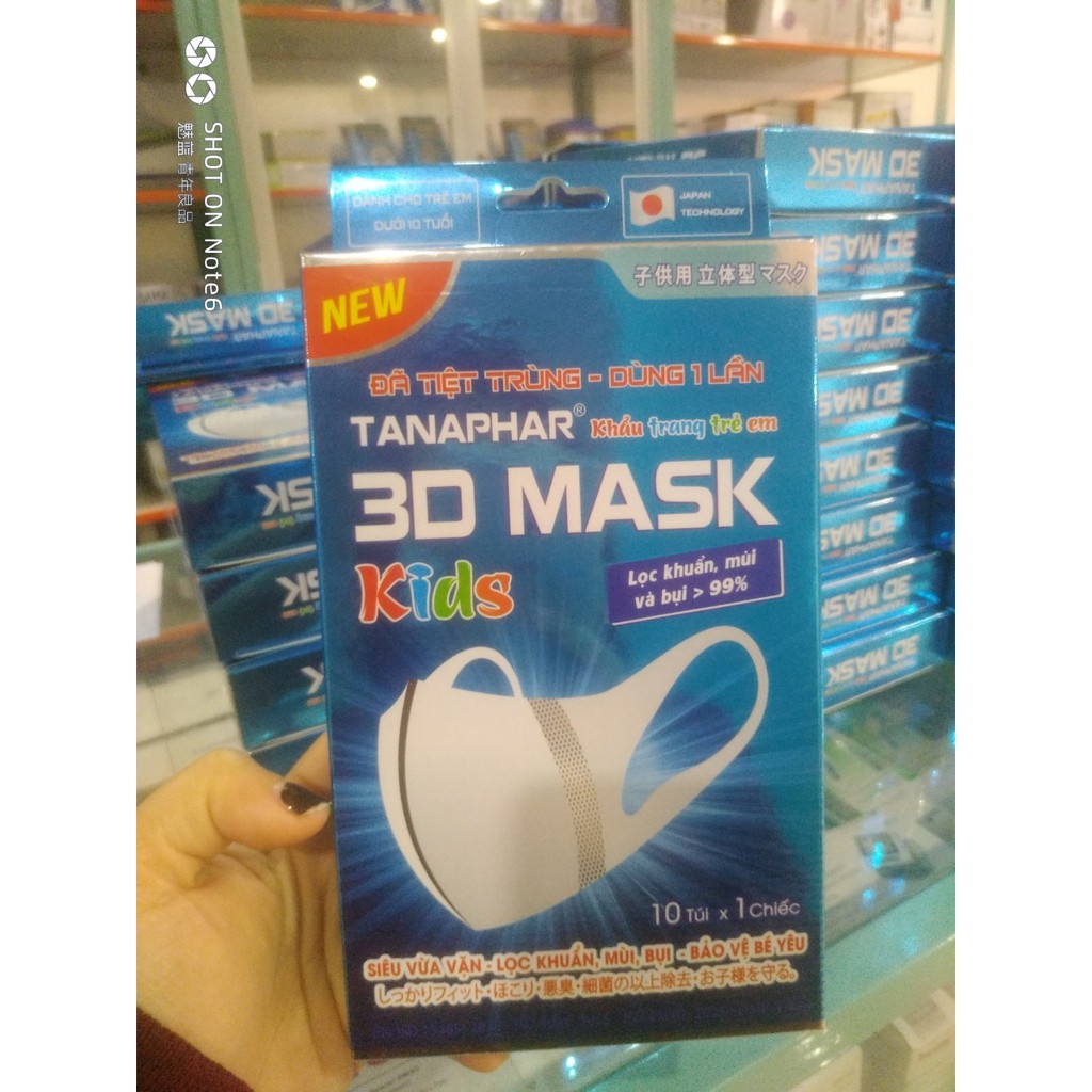 KHẨU TRANG 3D MASK HÀNG 3 LỚP HỘP 10 CHIẾC VÀ TRẺ EM | BigBuy360 - bigbuy360.vn