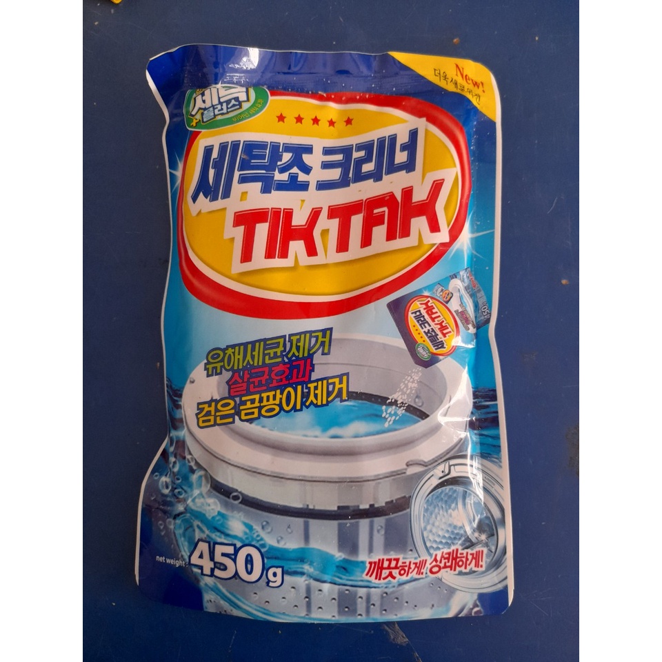 Gói bột tẩy vệ sinh lồng máy giặt 450g