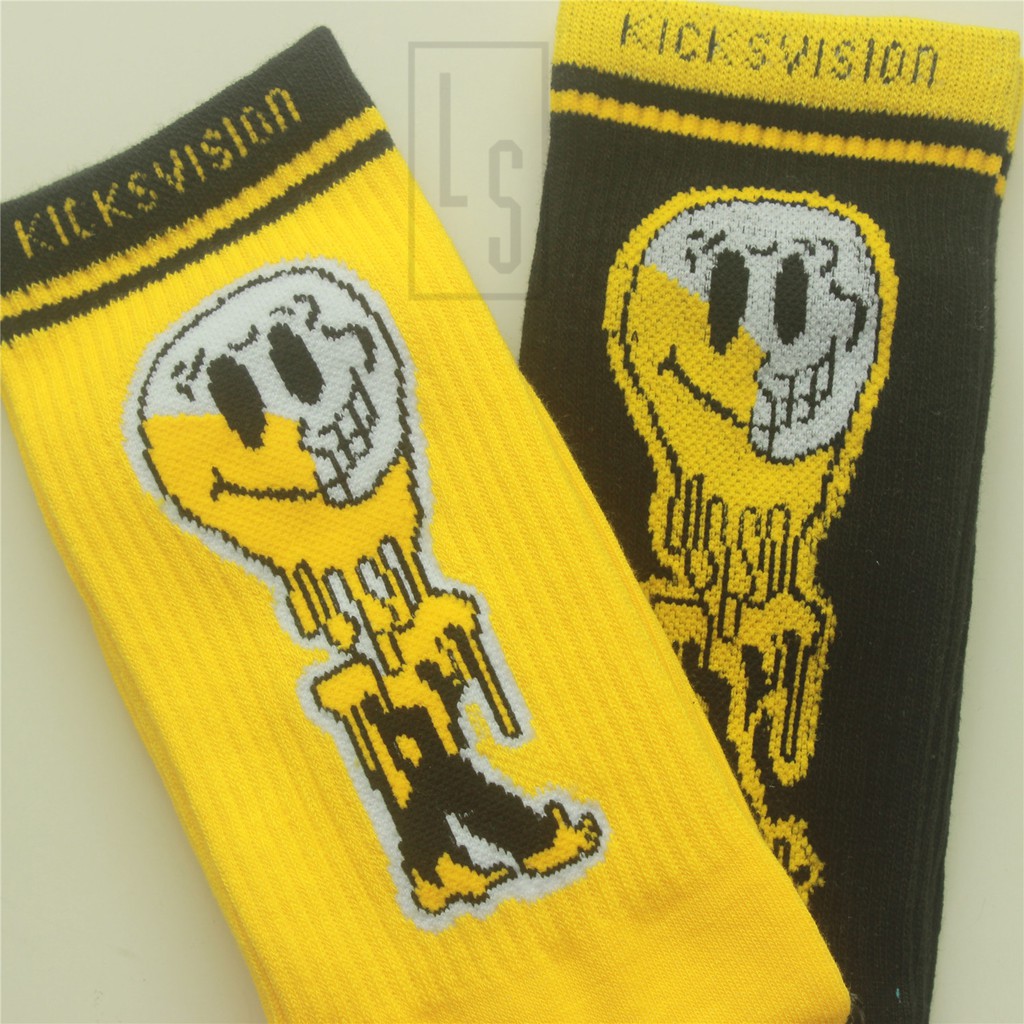 Tất vớ KICKS VISION 2 màu cổ cao - SẴN HÀNG