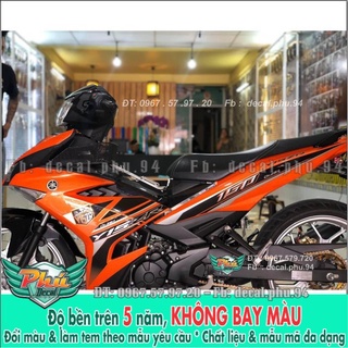 Tem rời exciter 150 y15zr cam đen candy -1