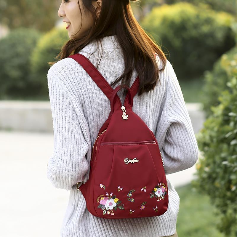 Ba Lô mini Thêu Họa Tiết Phong Cách Hàn Quốc Thời Trang Cho Nữ