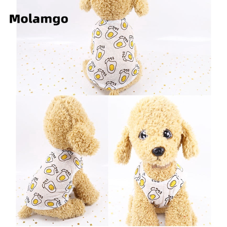 MOLAMGO  Áo cho thú cưng thiết kế in họa tiết hoạt hình dễ thương