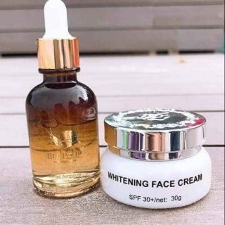 Combo Serum Ốc Sên Eunyul và Kem Dưỡng Trắng Da Paris