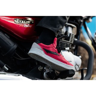 Giày Sneaker RieNevan - RN23 [phối màu Đỏ Sẫm - Xám - Đen]