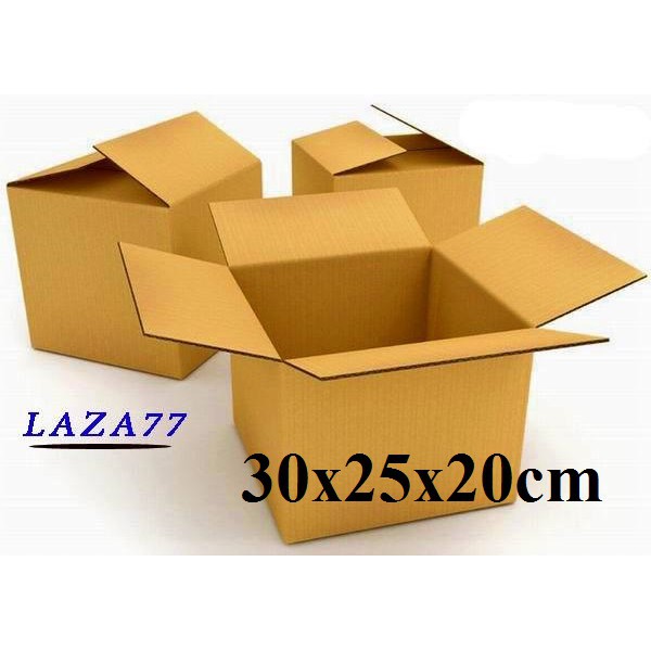 Thùng Carton 30x25x20 cm Bộ 20 Hộp