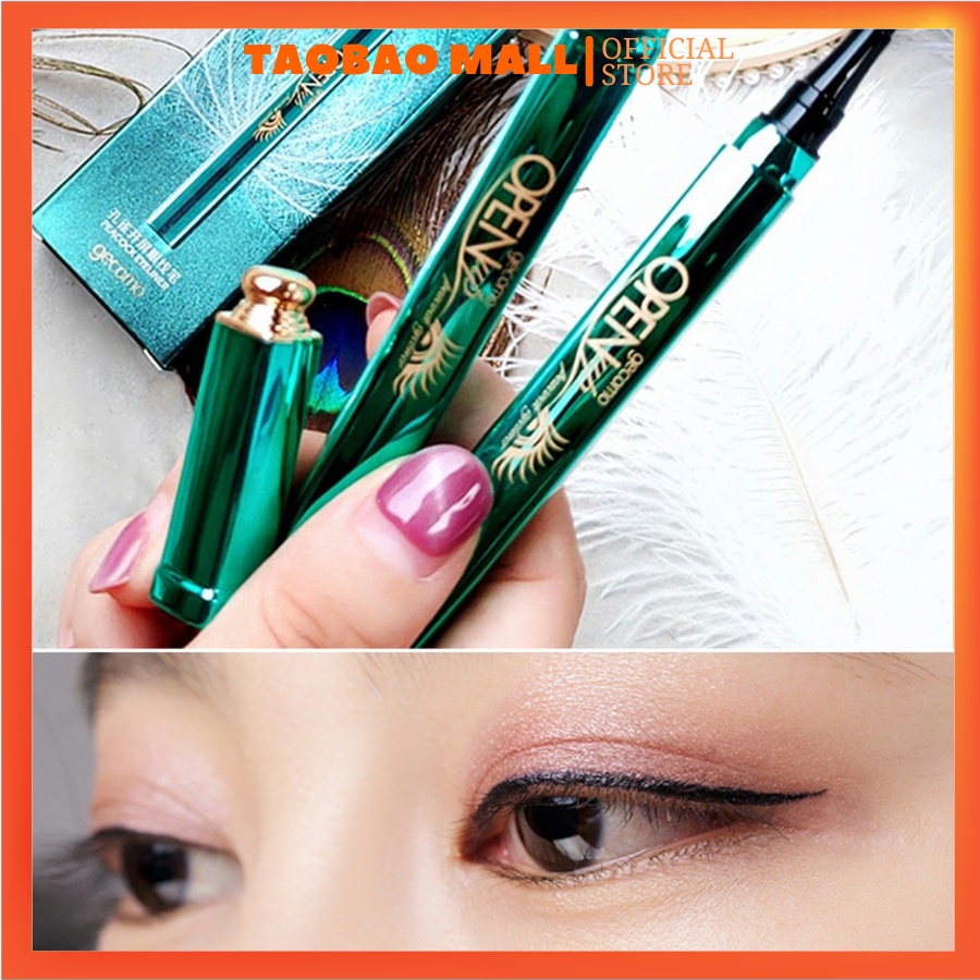 Bút Kẻ Mắt Nước Eyeliner OPEN chống thấm nước lâu trôi nhanh khô, dễ vẽ dành cho người mới tập trang điểm