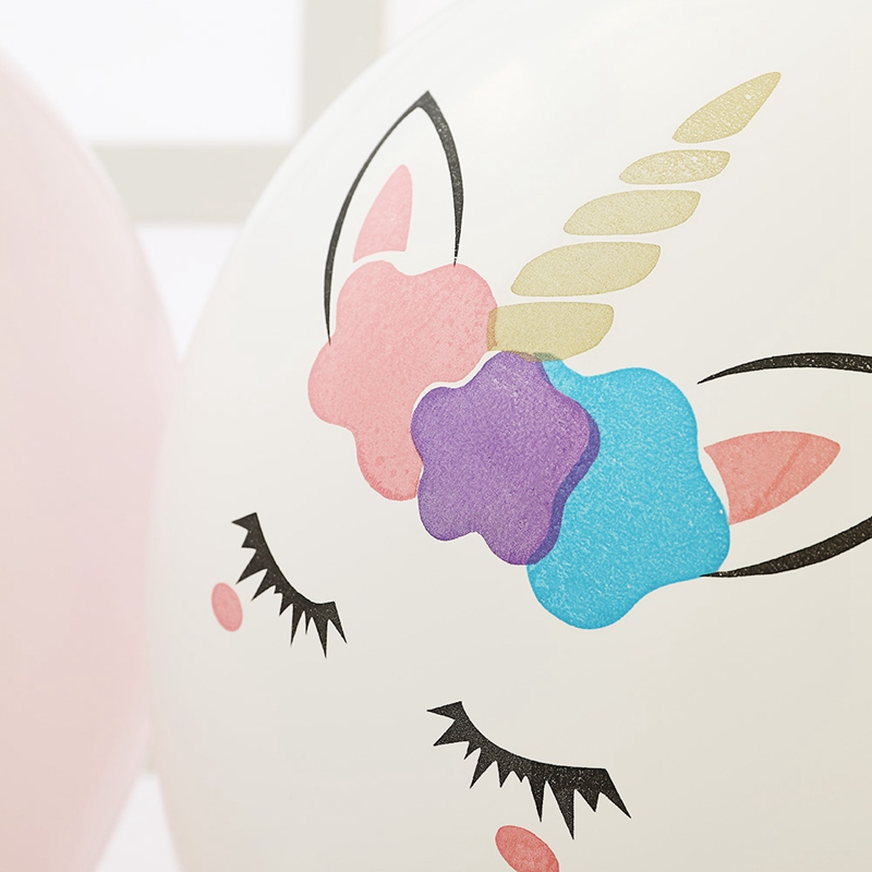 Tmdbyx Bộ 30 Bong Bóng Hình Kỳ Lân Trang Trí Tiệc