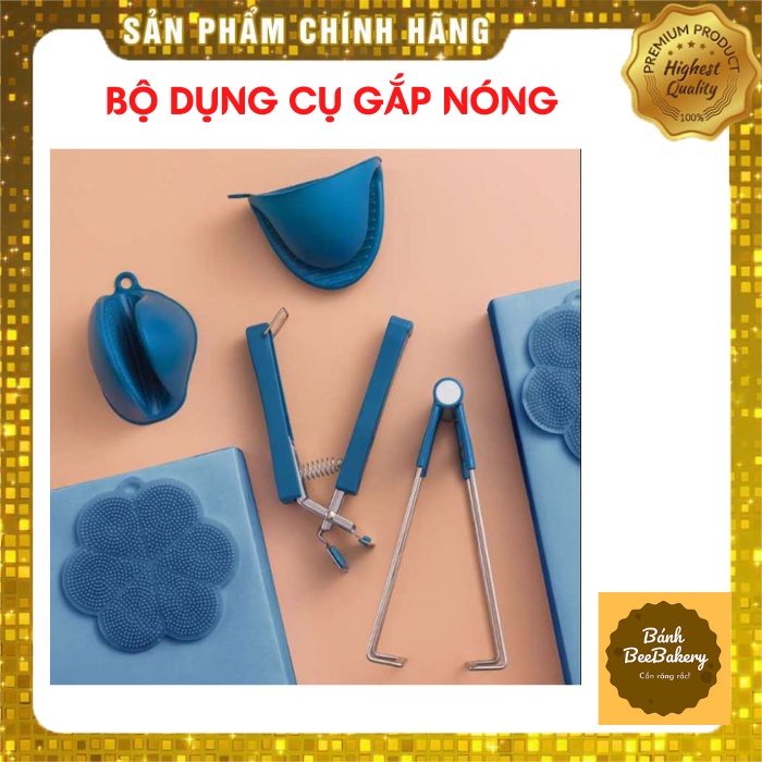 [Hàng mới về] Bộ dụng cụ gắp đồ nóng 6 món cực hữu ích cho bếp bánh nhà bạn