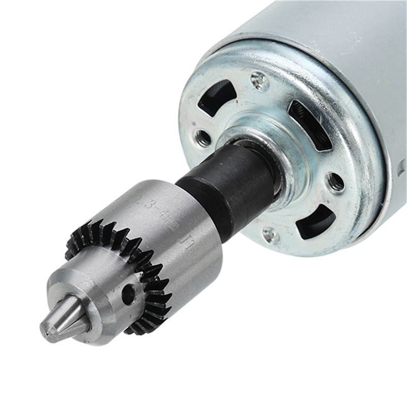 Dc 12-24V 775 Motor Electric Drill With Drill Chuck Dc Motor For ing Drilling Cutting
