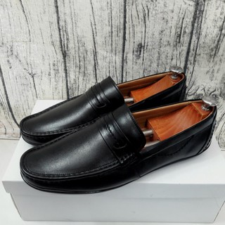 [ Big Size 44-45-46-47-48 ] [ Chỉ Còn 95 Đôi ] Giày mọi nam da bò màu đen