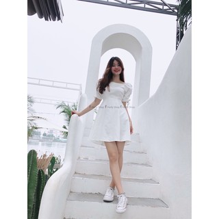 ĐẦM TAY RÚT CỔ XẾP LY