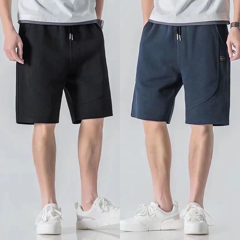 Quần Short Thể Thao Lưng Thun Co Giãn Ống Suông Rộng Thời Trang Mùa Hè Dành Cho Nam Size M-3xl