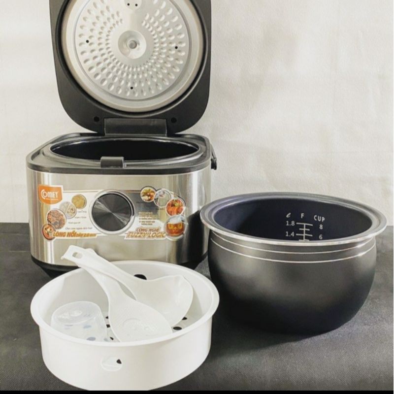 NỒI CƠM ĐIỆN TỬ COMET CM8088 1.8 lit LÒNG NIÊU CHỐNG DÍNH