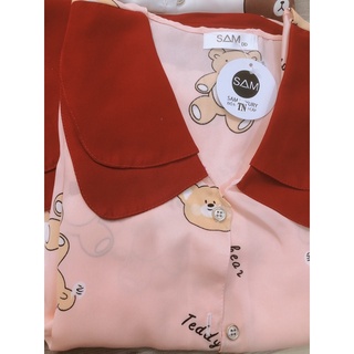PIJAMA ĐỒ BỘ lửng ngố lụa mango cao cấp freesize 40-60kg