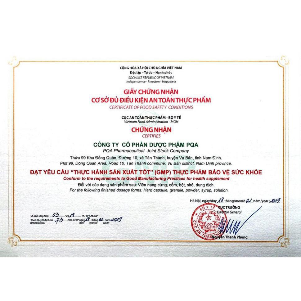 PQA HOÀNG KIM: Giúp bổ phế, giảm ho, long đờm, hỗ trợ giảm ho do viêm phế quản | BigBuy360 - bigbuy360.vn