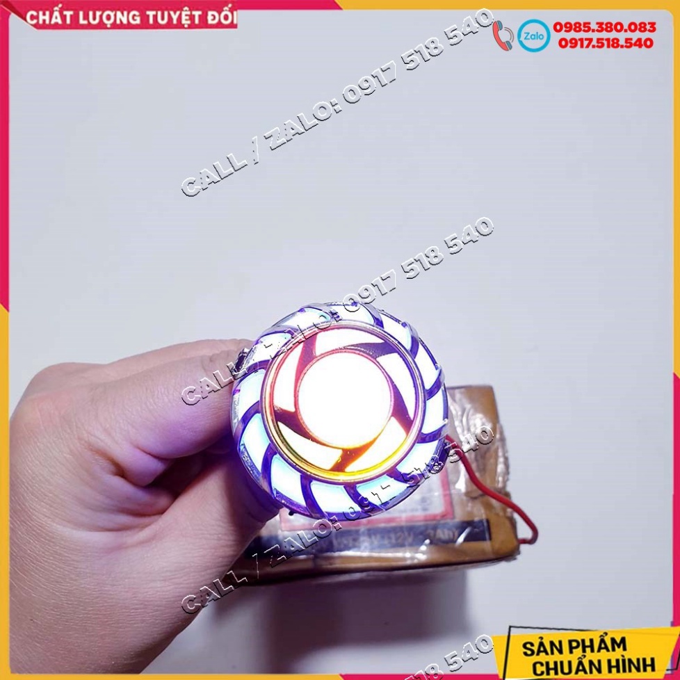 ✅ Đèn Hậu Bi Cầu Viền 7 Màu Lắp Wave - Dream - Sirius, Raider ( chân M5 ) ✅ Ảnh thật Sp