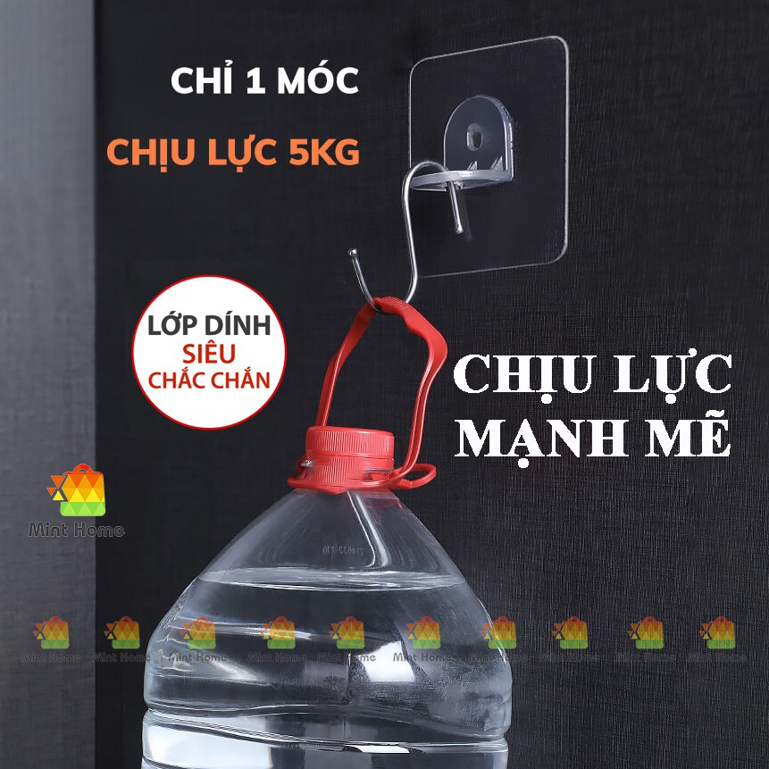 Miếng dán giá đỡ kệ gỗ treo tường, khung tranh, kệ tủ, kệ góc tường, móc dán tường ke góc chữ L kê ván, sàn chịu lực