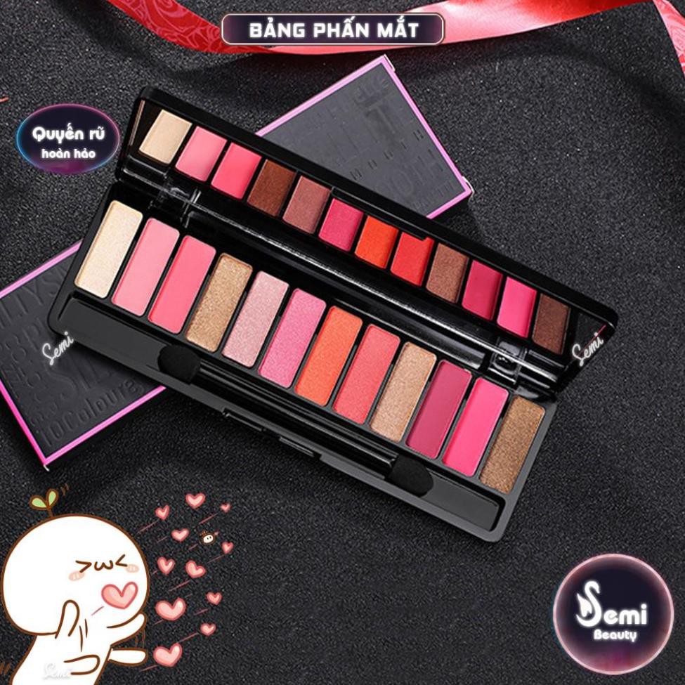 Bảng phấn mắt Lameila 12 màu Play Color Eyes kèm cọ trang điểm